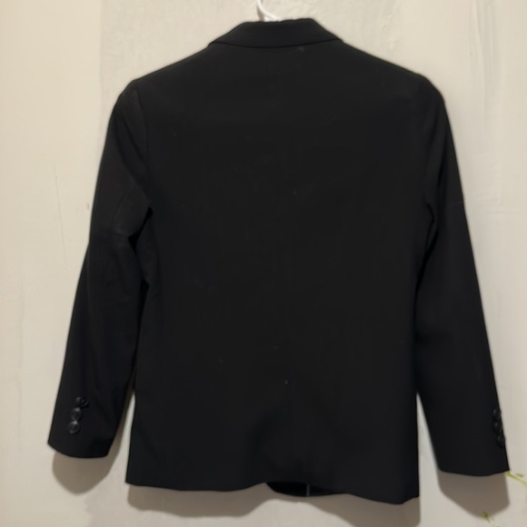 Chaps boys formal Black blazer jacket, 10 REG, two button, two flap pockets - Picture 3 of 7